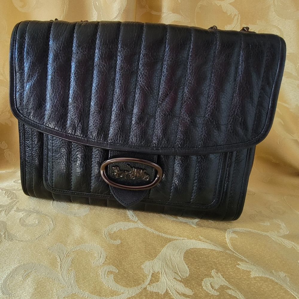 Coach Melody Shoulder Bag 29 With Quilting